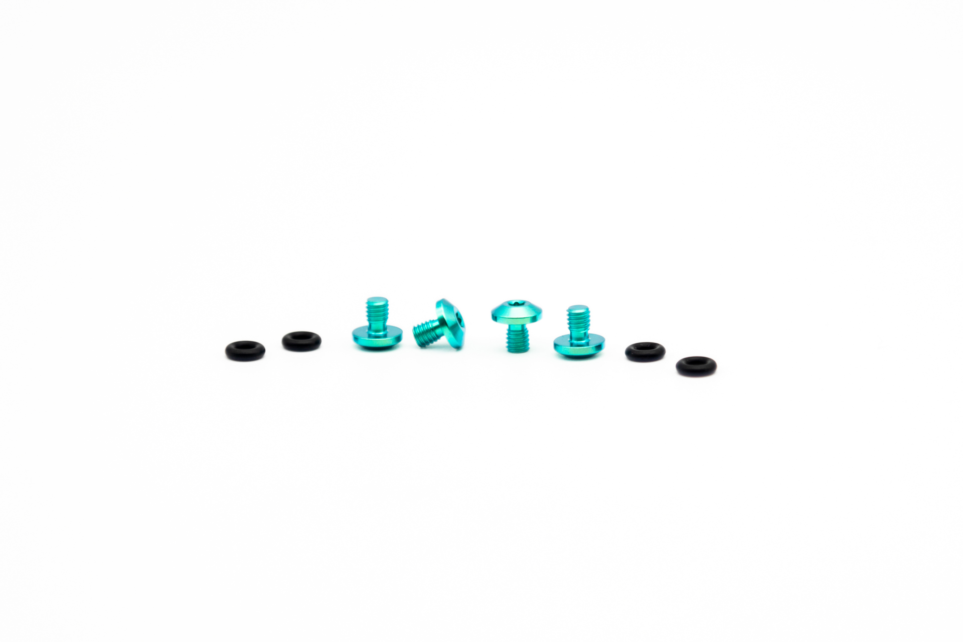 Titanschrauben Set für SRAM Bleedport Mineralöl (4 Stk) - oilslick