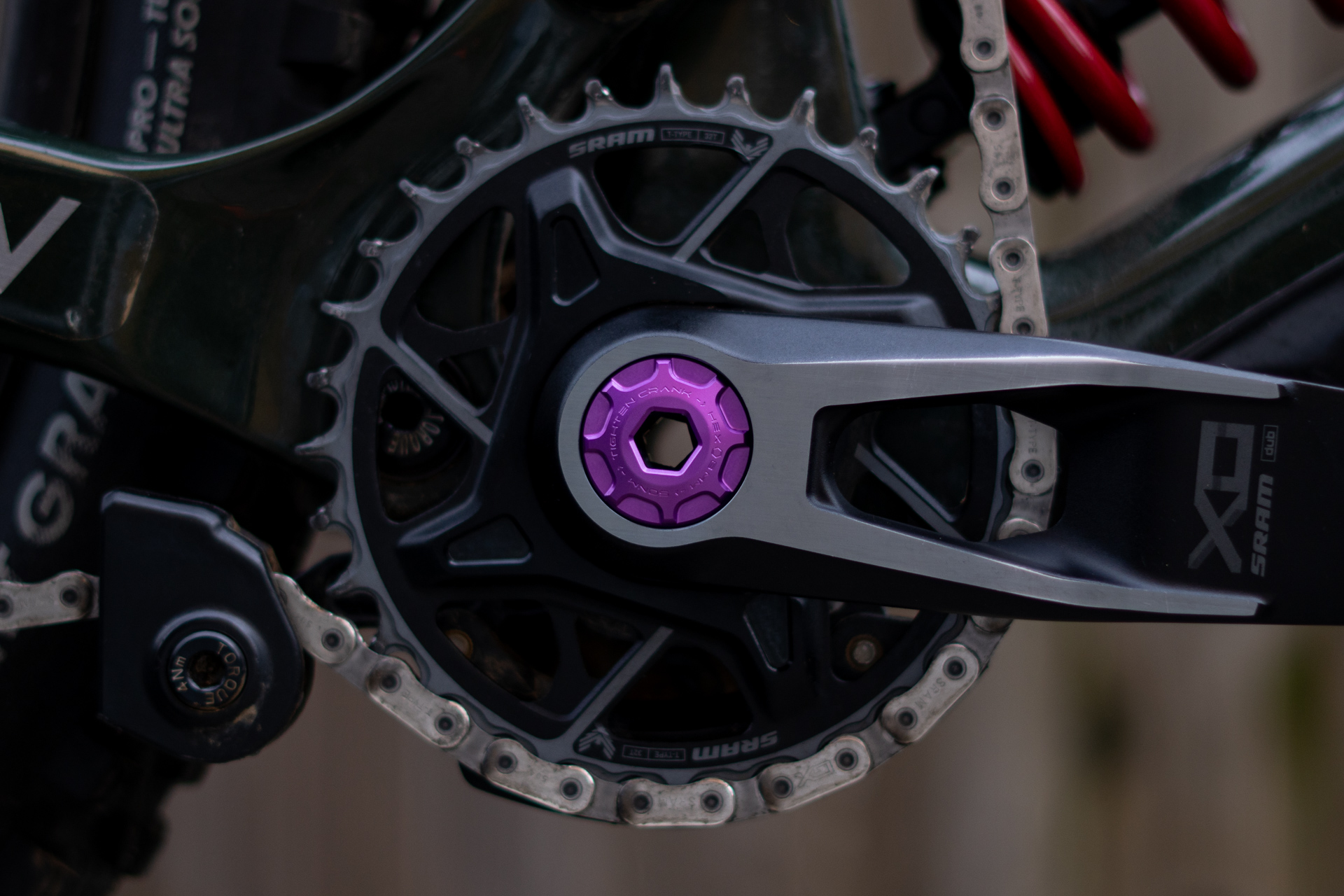 Kurbel-Abdeckkappen Set für SRAM DUB & OAK - M18/M30LH  - pink