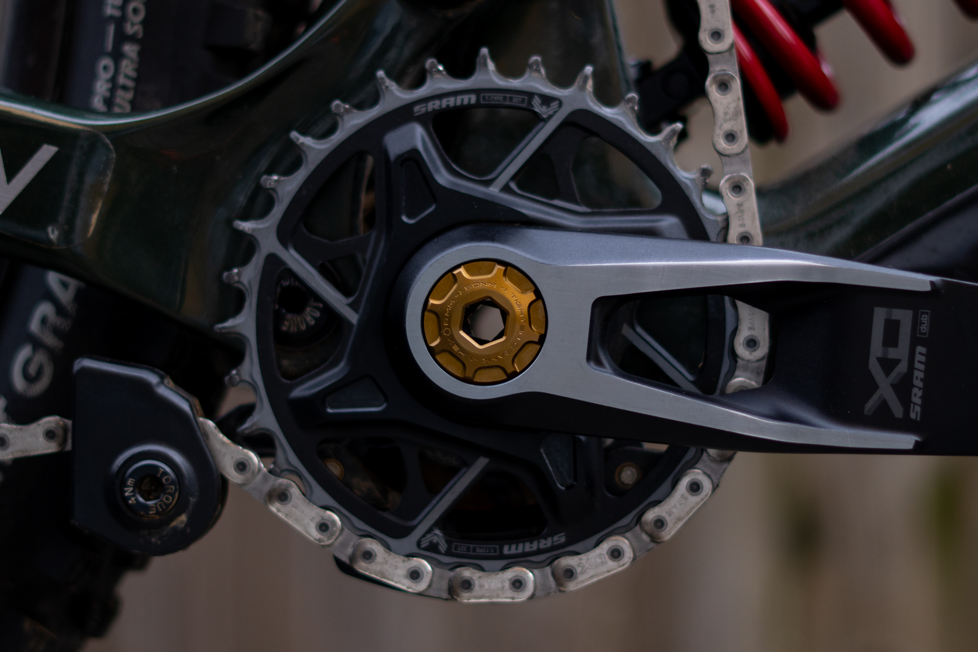 Kurbel-Abdeckkappen Set für SRAM DUB & OAK - M18/M30LH  - pink