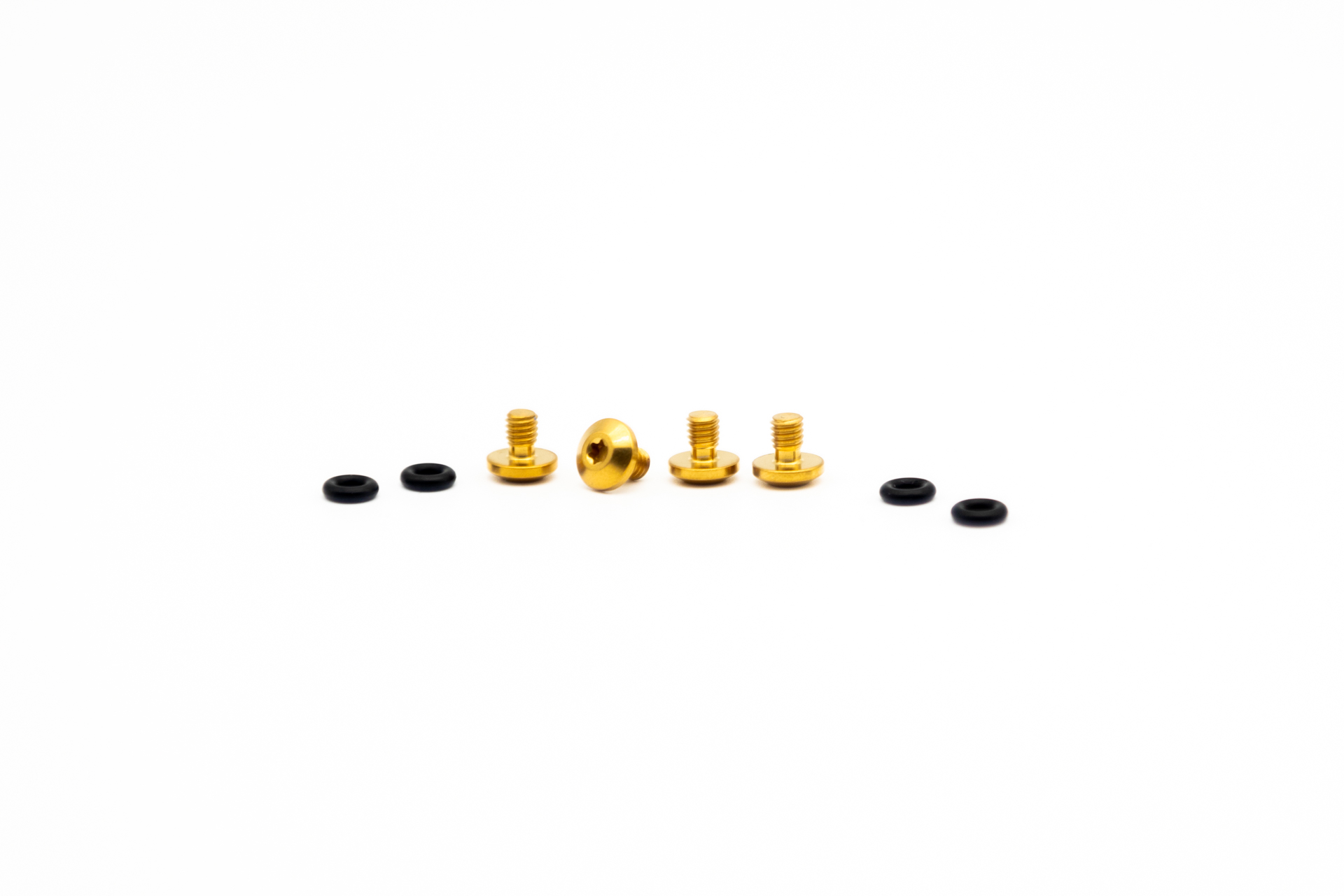 Titanschrauben Set für SRAM Bleedport Mineralöl (4 Stk) - oilslick