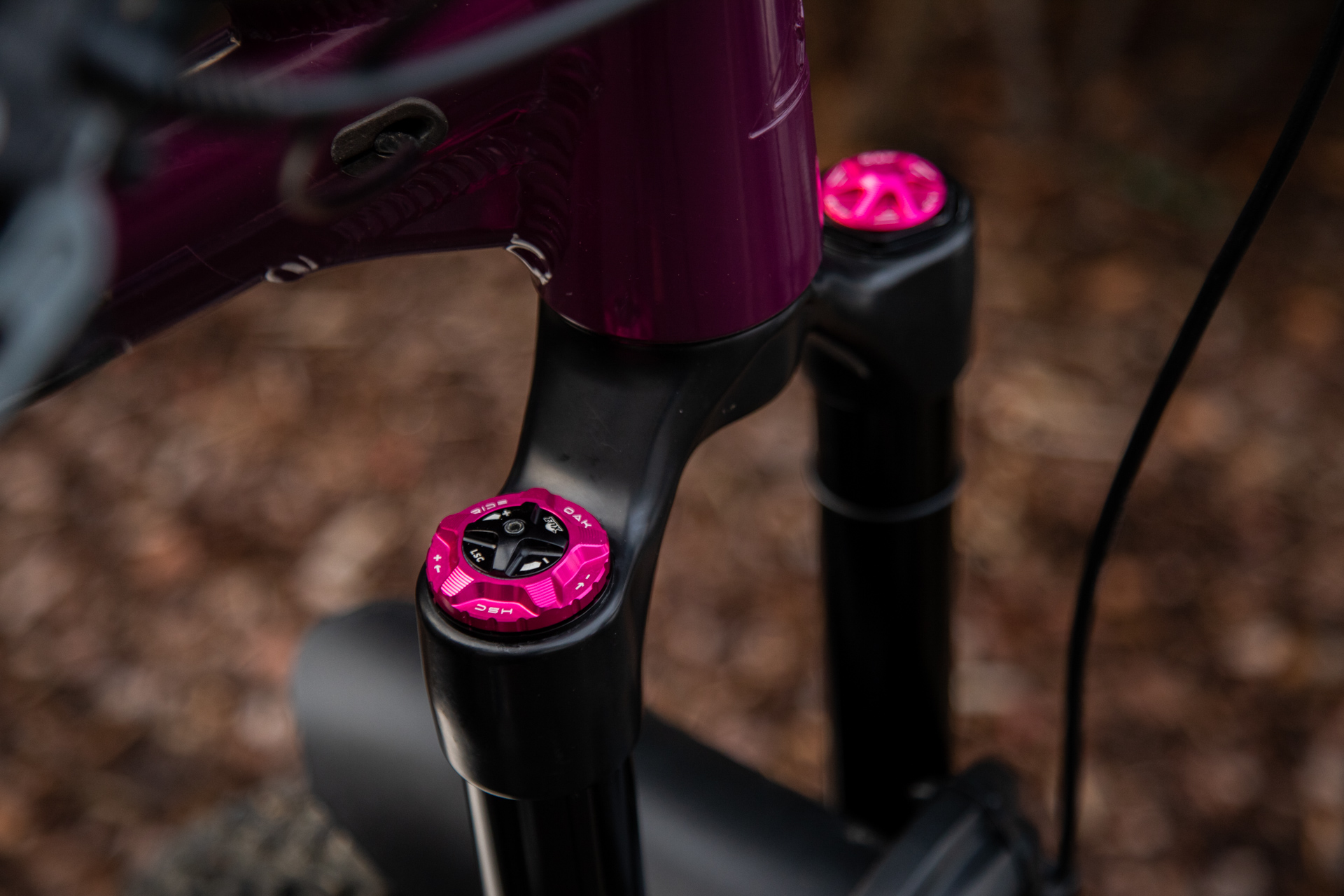 Forkcap HSC für Fox 34, 36, 38, 40 - pink