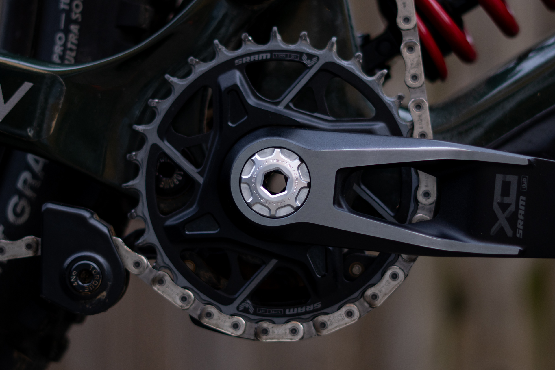 Kurbel-Abdeckkappen Set für SRAM DUB & OAK - M18/M30LH  - pink