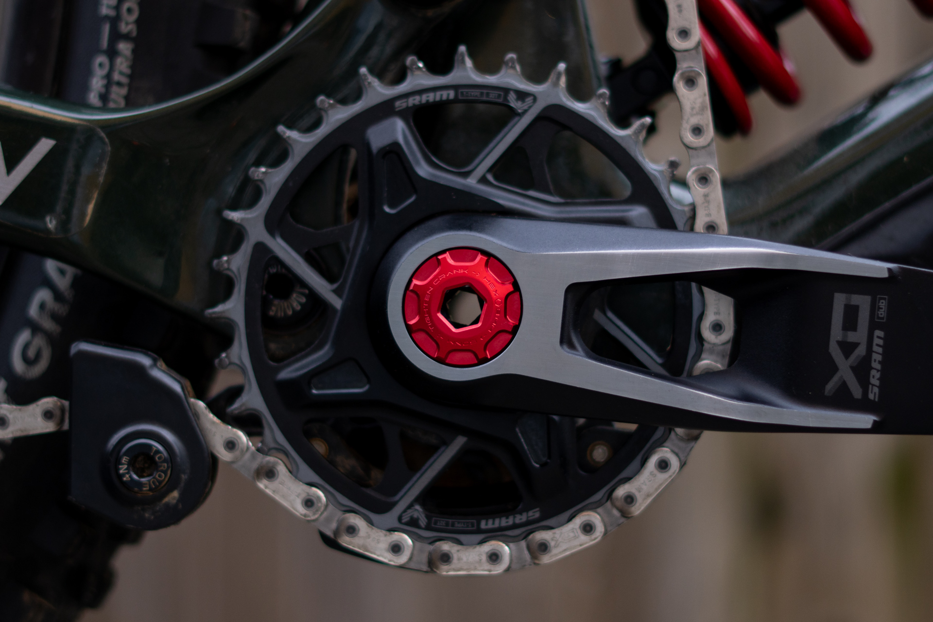 Kurbel-Abdeckkappen Set für SRAM DUB & OAK - M18/M30LH  - pink