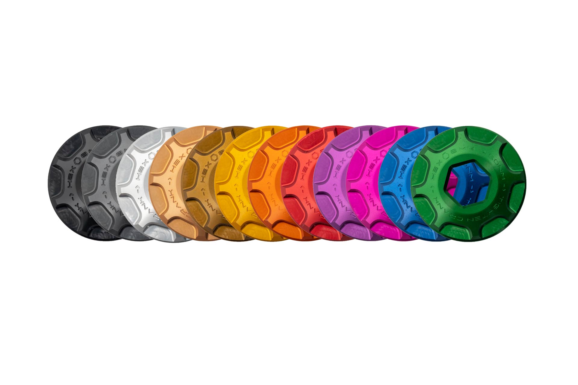 Kurbel-Abdeckkappen Set für SRAM DUB & OAK - M18/M30LH  - pink