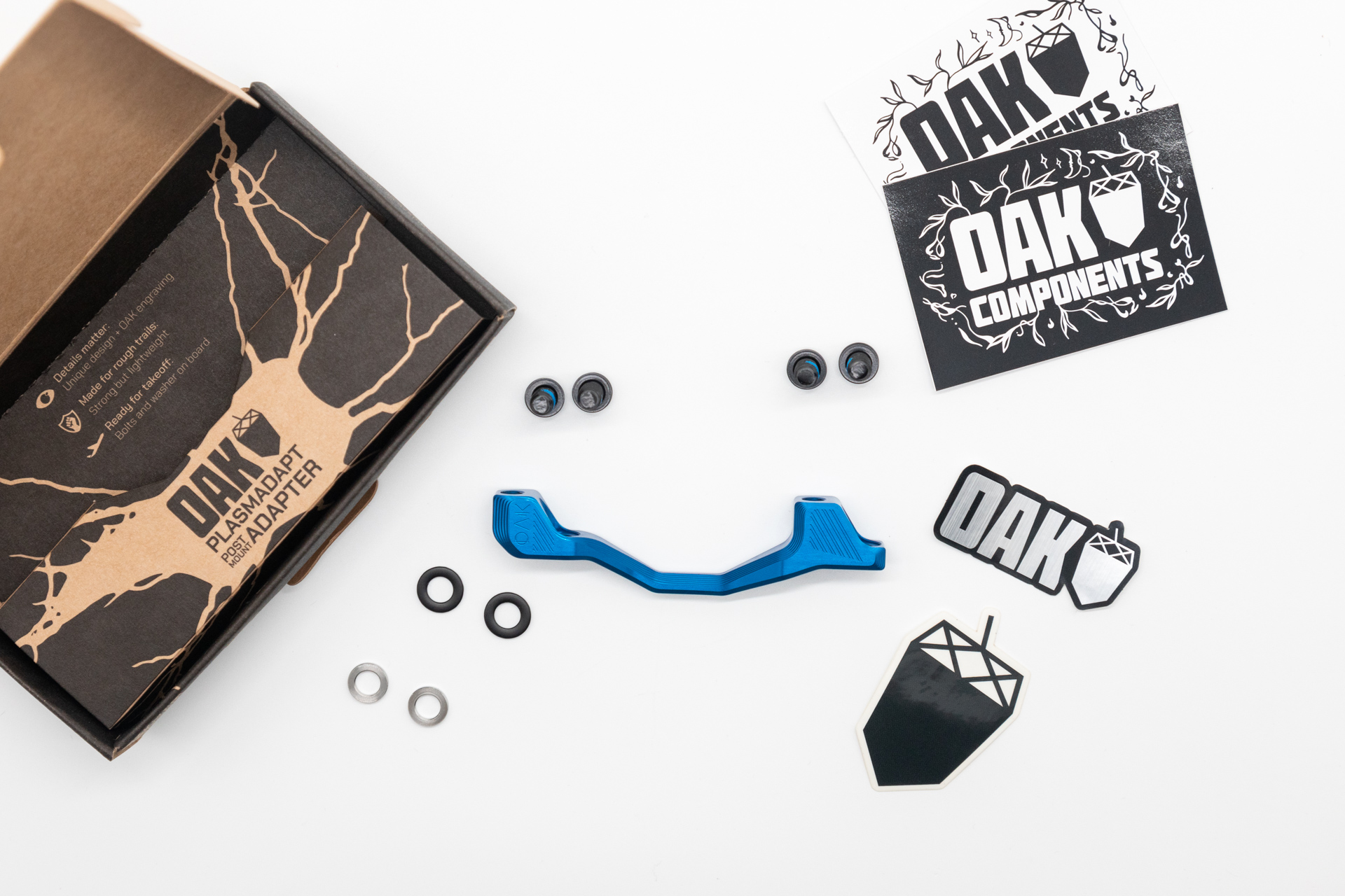 Plasmadapt Bremsadapter - PM +23 mm - raw