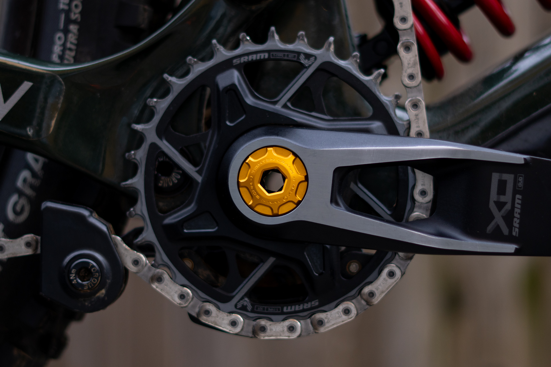 Kurbel-Abdeckkappen Set für SRAM DUB & OAK - M18/M30LH  - pink