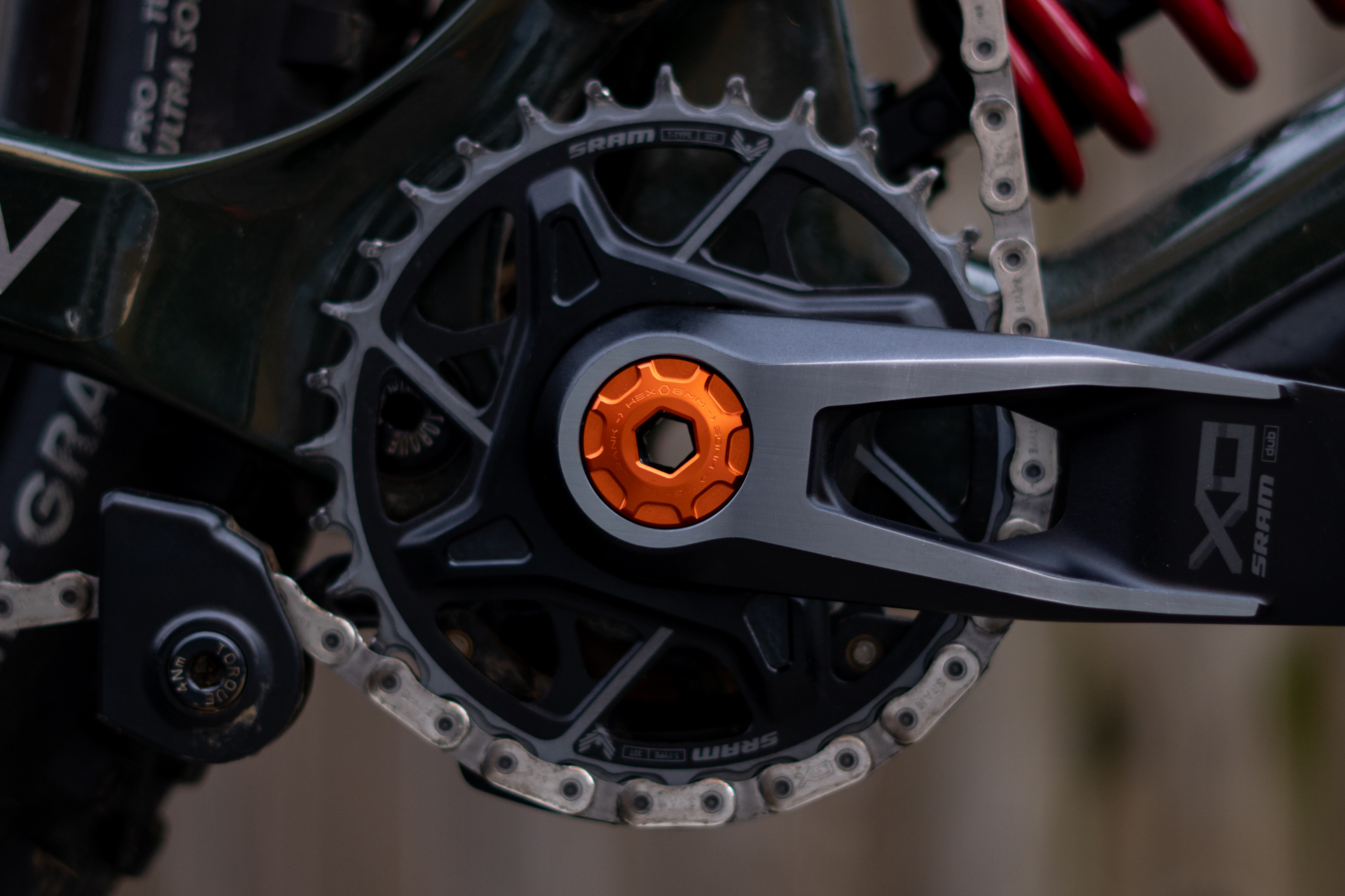 Kurbel-Abdeckkappen Set für SRAM DUB & OAK - M18/M30LH  - pink