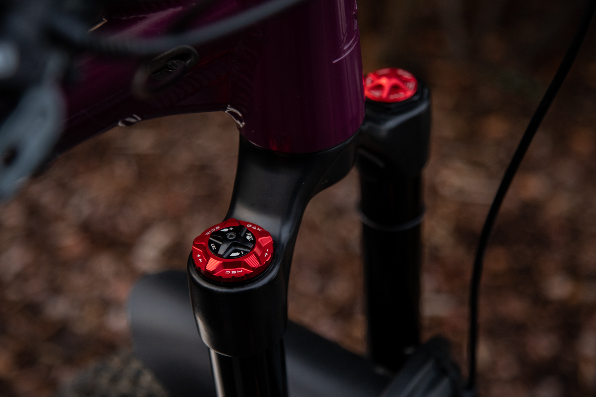 Forkcap HSC für Fox 34, 36, 38, 40 - pink