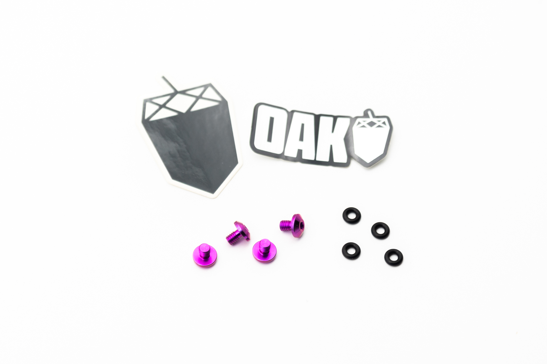 Titanschrauben Set für SRAM Bleedport Mineralöl (4 Stk) - oilslick