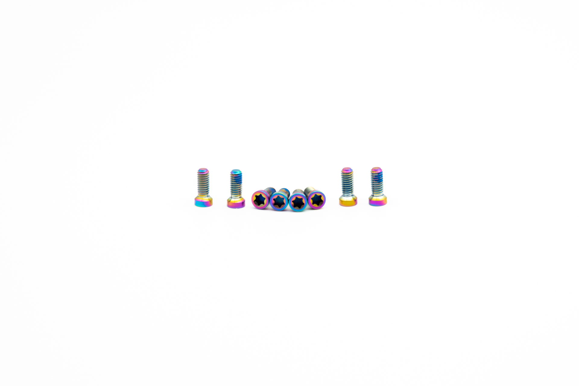 Titanschrauben Set M4x9 für 8-Bolt Kettenblattmontage (8 Stk) - oilslick
