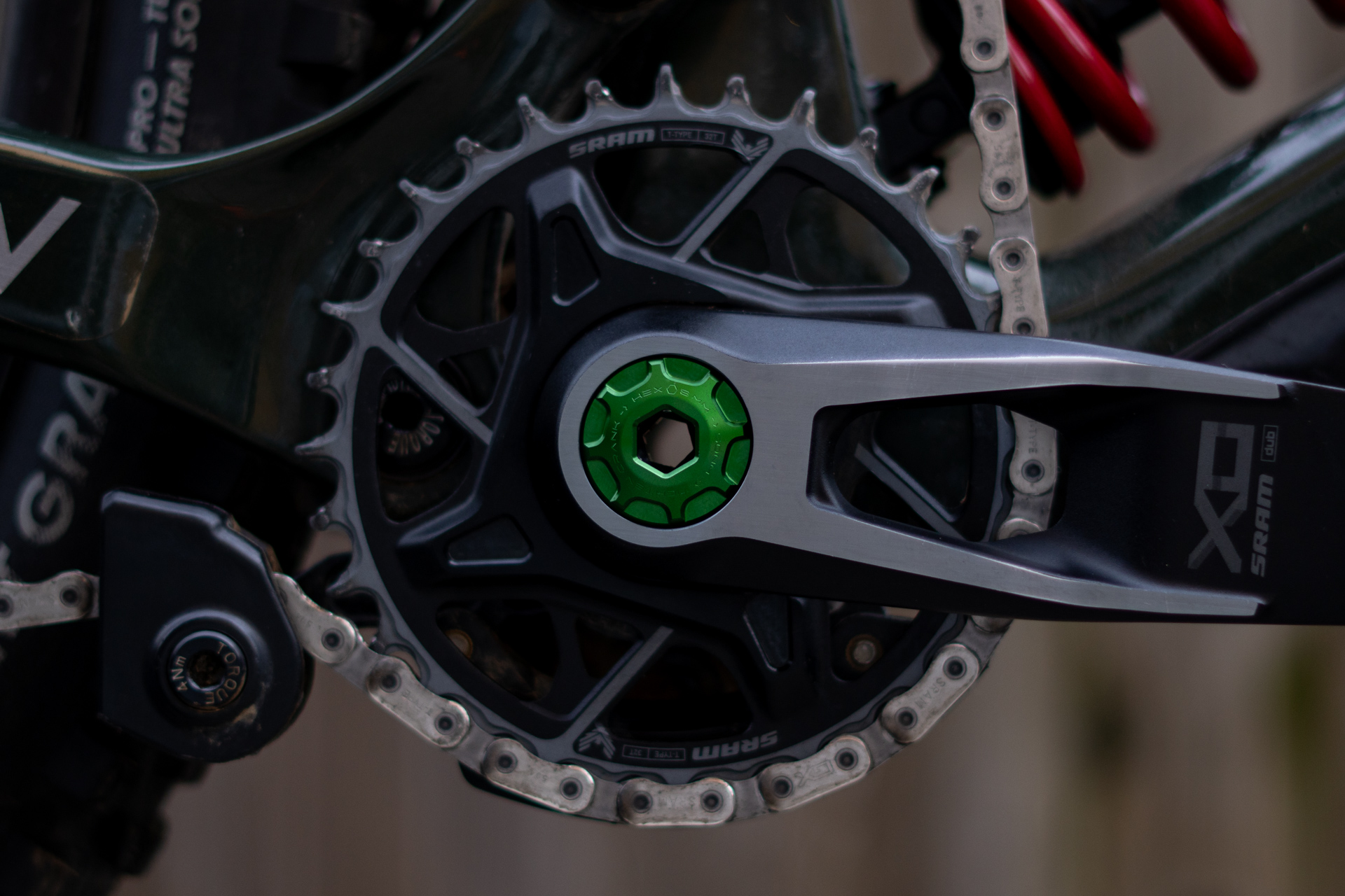 Kurbel-Abdeckkappen Set für SRAM DUB & OAK - M18/M30LH  - pink