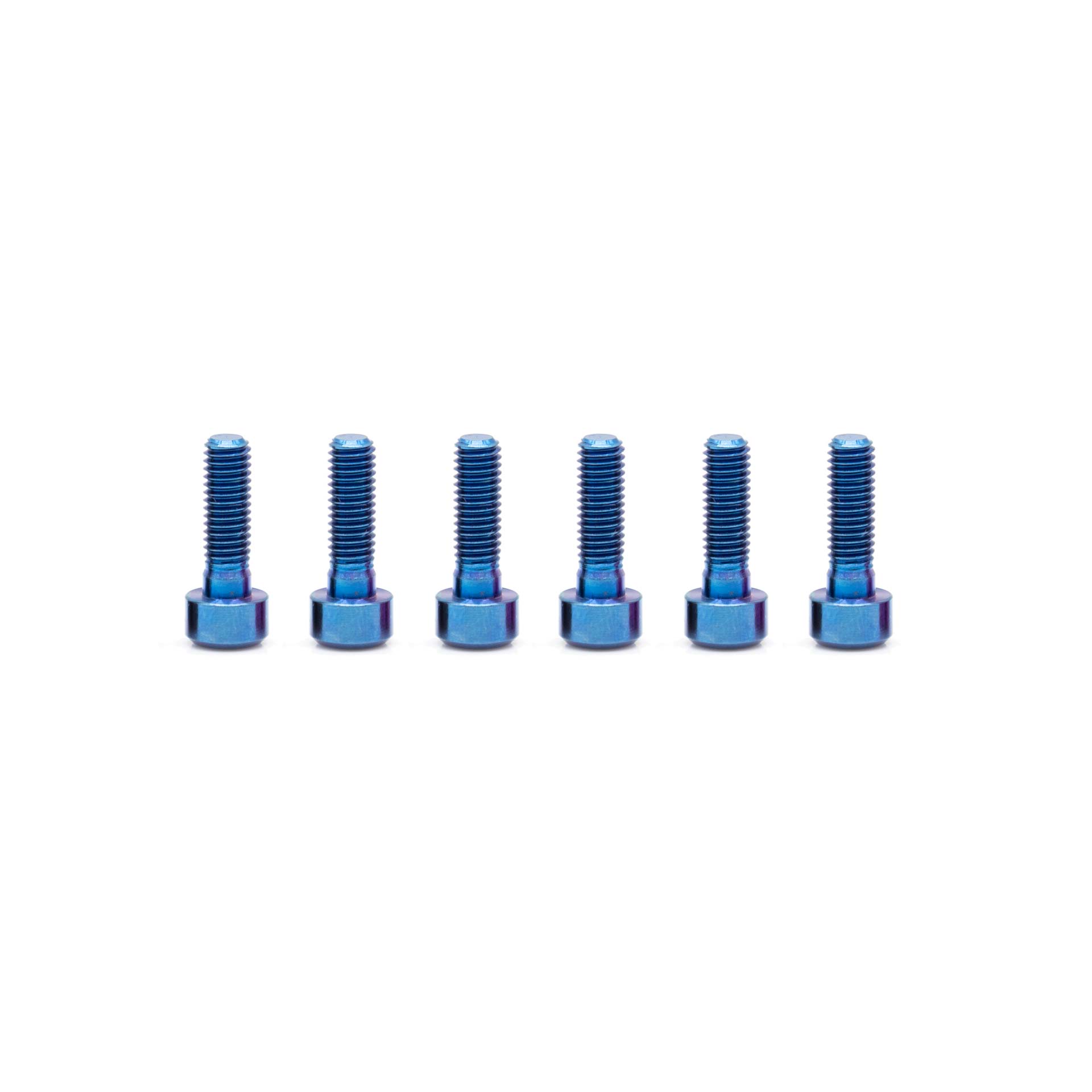 Titanium Bolt Kit M5x16 (6pcs) - blue