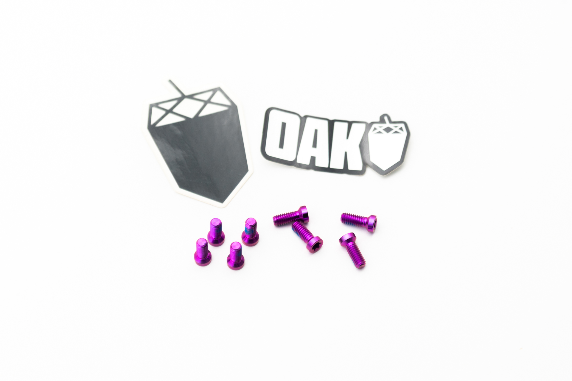 Titanschrauben Set M4x9 für 8-Bolt Kettenblattmontage (8 Stk) - oilslick