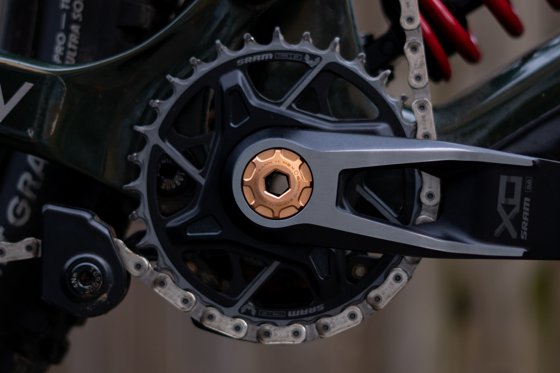 Kurbel-Abdeckkappen Set für SRAM DUB & OAK - M18/M30LH  - pink